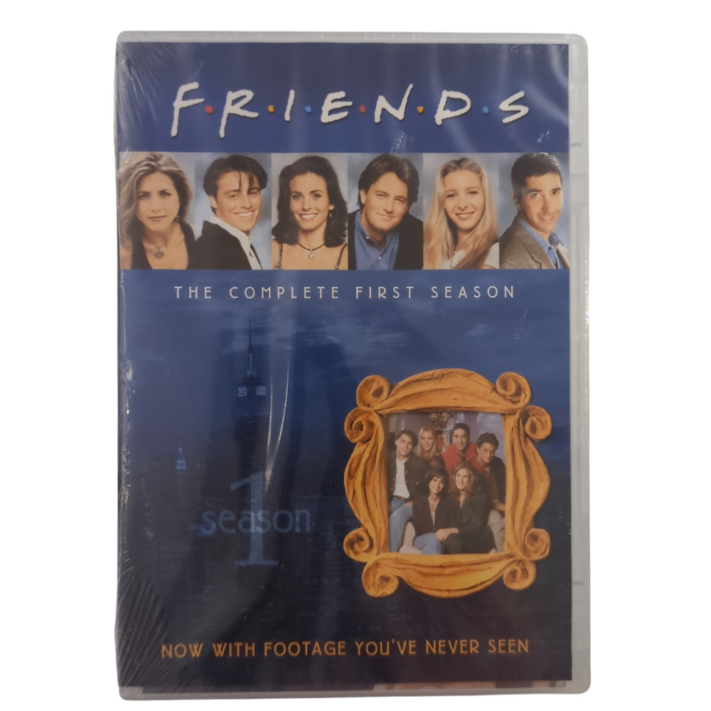 Friends: The Complete First Season DVD 1994 Jennifer Aniston 4-Disc Set Sealed